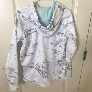 Under Armour white camo hoodie